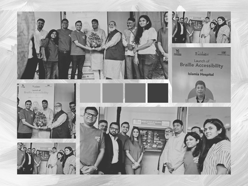 यंग इंडियन्स कोलकाता चैप्टर ने इस्लामिया अस्पताल में ब्रेल ऐक्सेसिबिलिटी प्रोजेक्ट का शुभारंभ किया