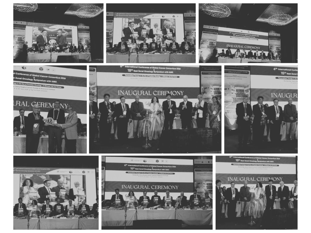 ग्लोबल कैंसर कंसोर्टियम 2026 का छठा अंतर्राष्ट्रीय सम्मेलन एवं 15वीं पूर्वी क्षेत्रीय ऑन्कोलॉजी संगोष्ठी कोलकाता में आयोजित