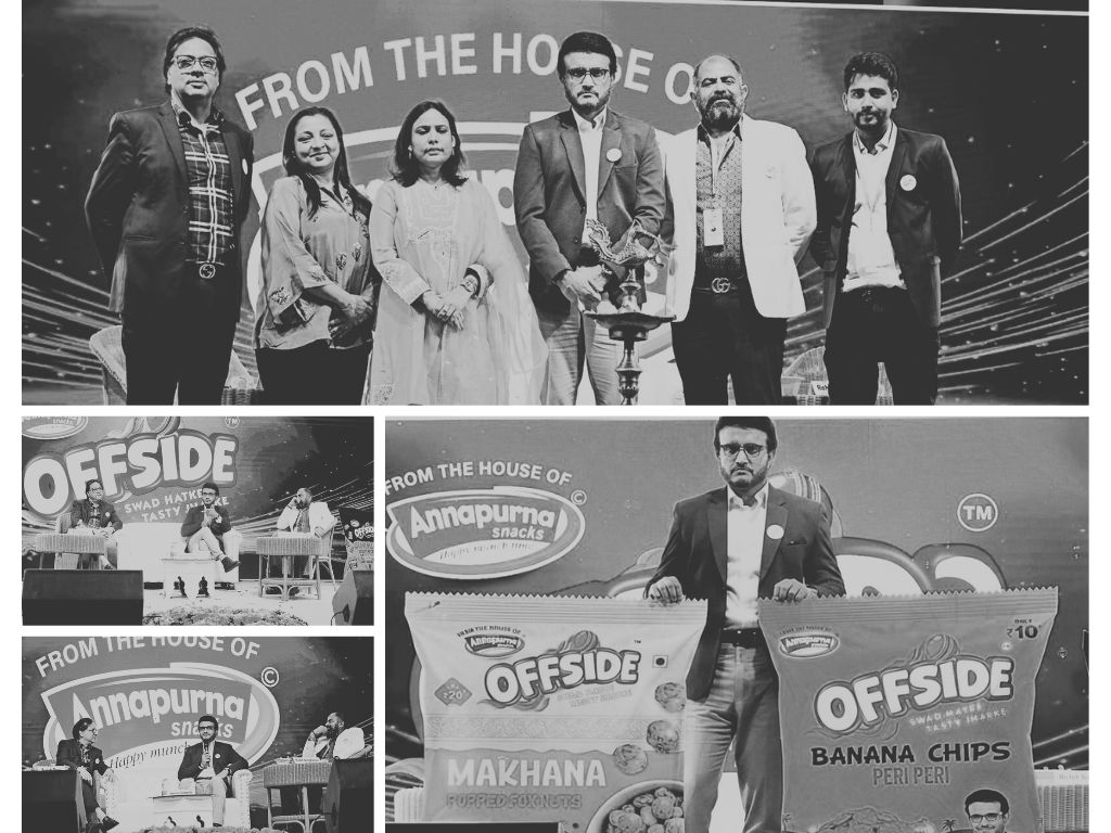 अन्नपूर्णा स्वादिष्ट लिमिटेड ने कोलकाता में लॉन्च किया नया FMCG ब्रांड ‘OFFSIDE’, सौरव गांगुली बने ब्रांड एंबेसडर